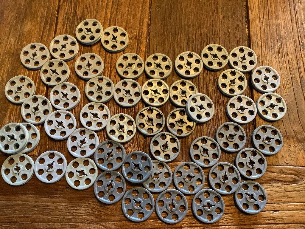 Lego Technic Wedge Belt Wheel (Pulley) 50st / 482-7, Lego, Ophalen of Verzenden, Zo goed als nieuw, Technic