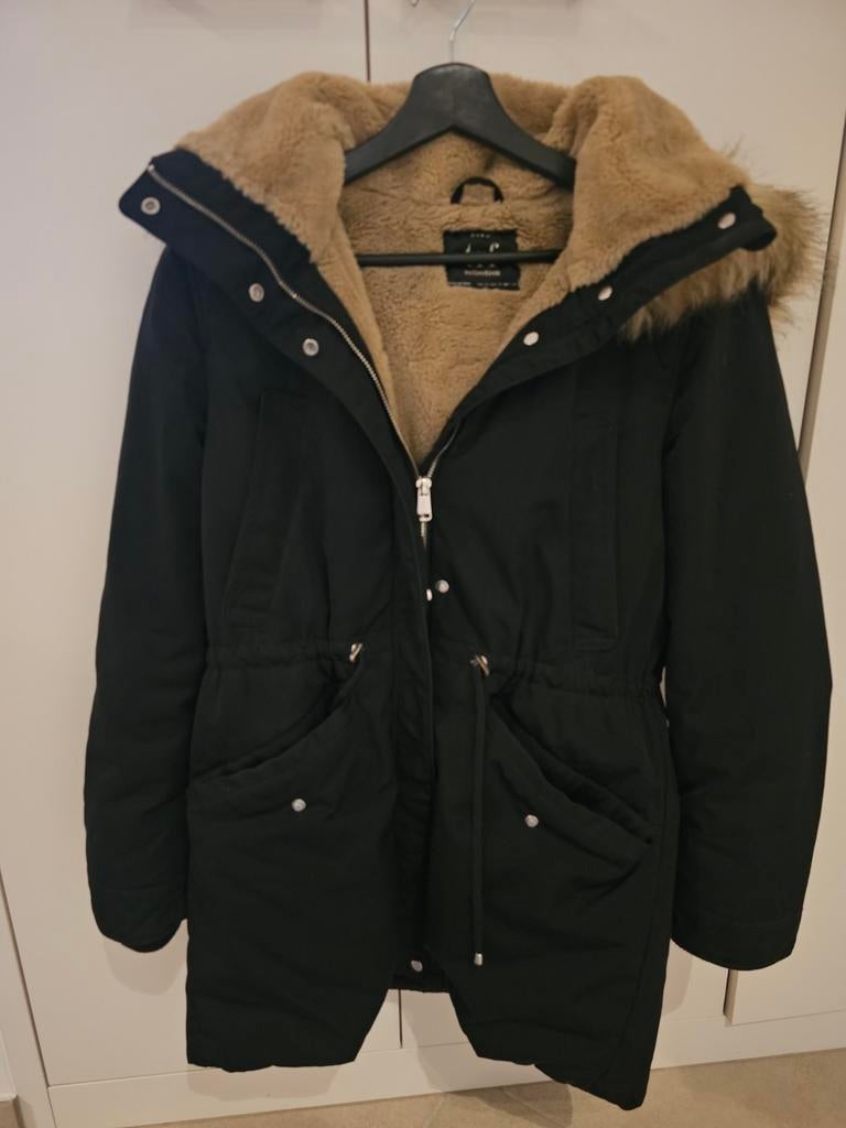 winterjas voor 10 euro, Ophalen, Zara, Zwart, Gedragen