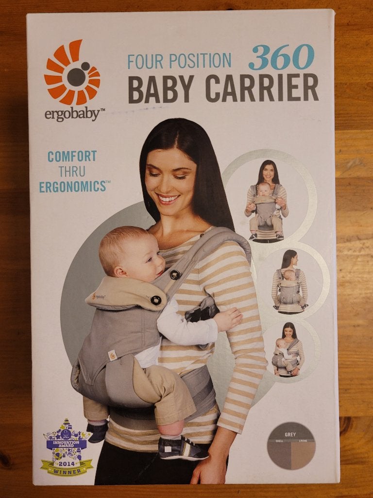 Draagzak Ergobaby 360, Ophalen, Gebruikt, Buik, Rug of Zij, Draagzak