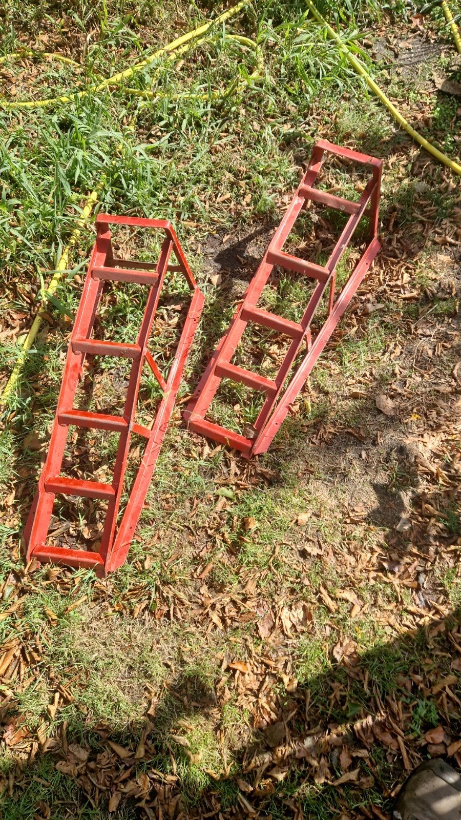 set oprijramp, Ophalen