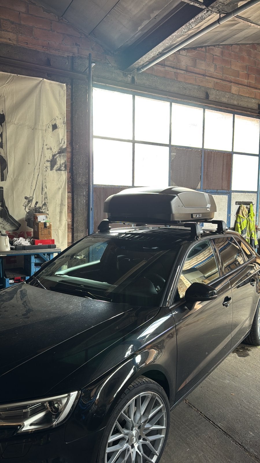 Thule Force 3 S dakkoffer Thule Wingbar Edge dakrails, Enlèvement, Comme neuf
