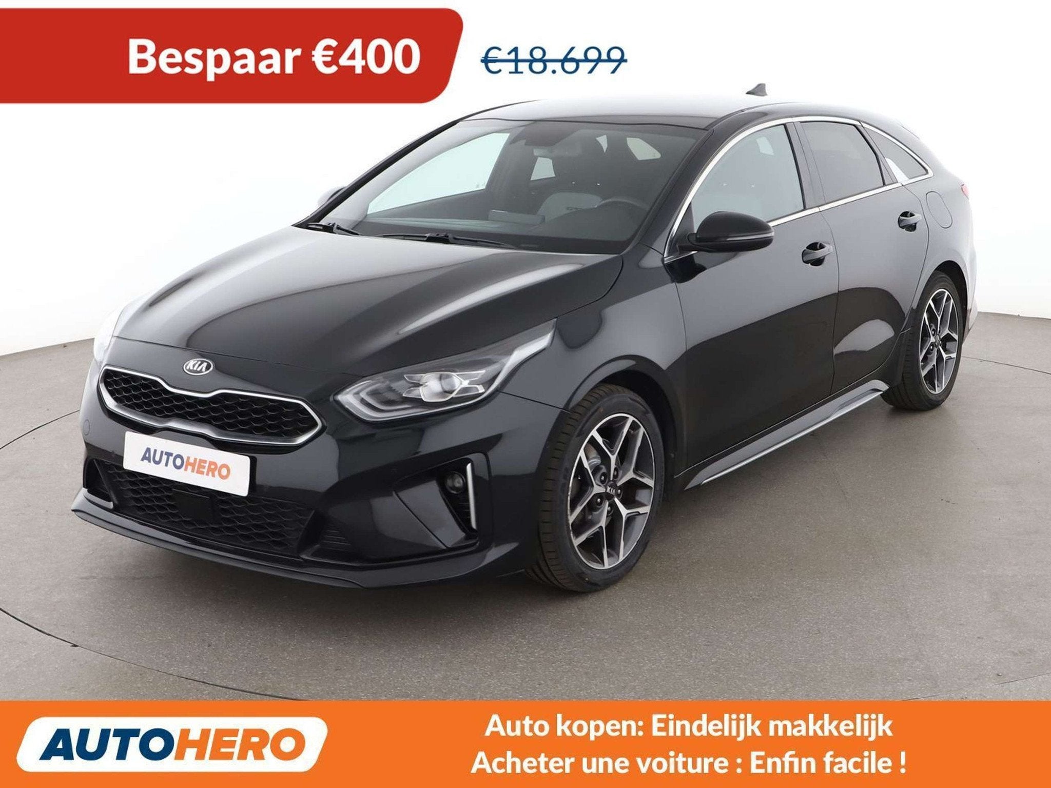Kia ProCeed / pro_cee'd 1.5 TGDI GT Line (bj 2021), Auto's, Kia, Gebruikt, Zwart, 5 deurs, 133 g/km