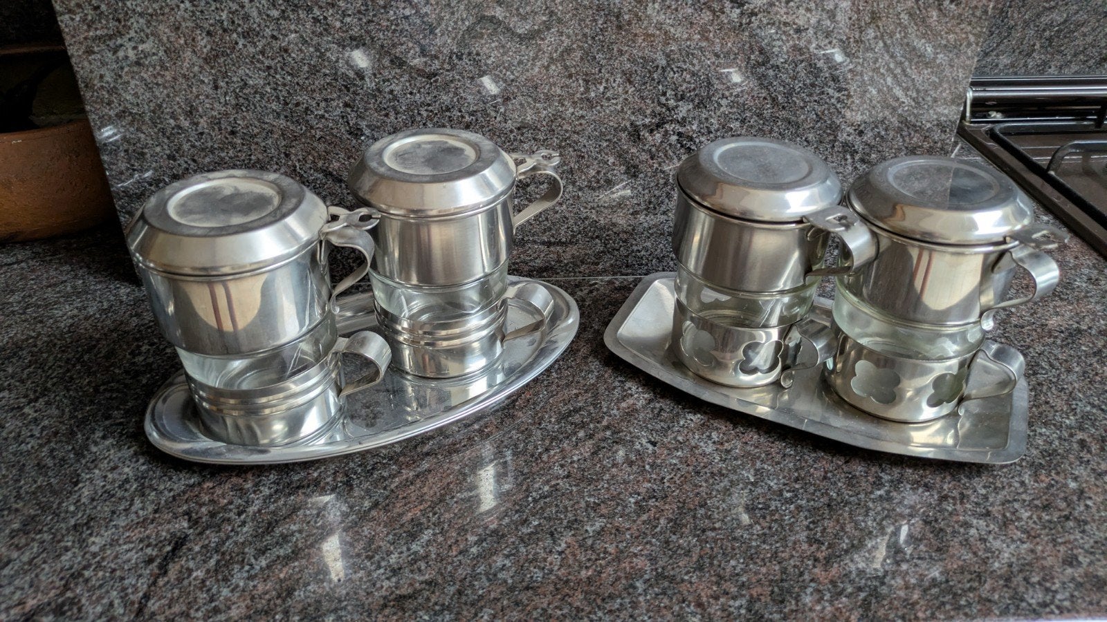 4 vintage koffie of thee filters, Ophalen