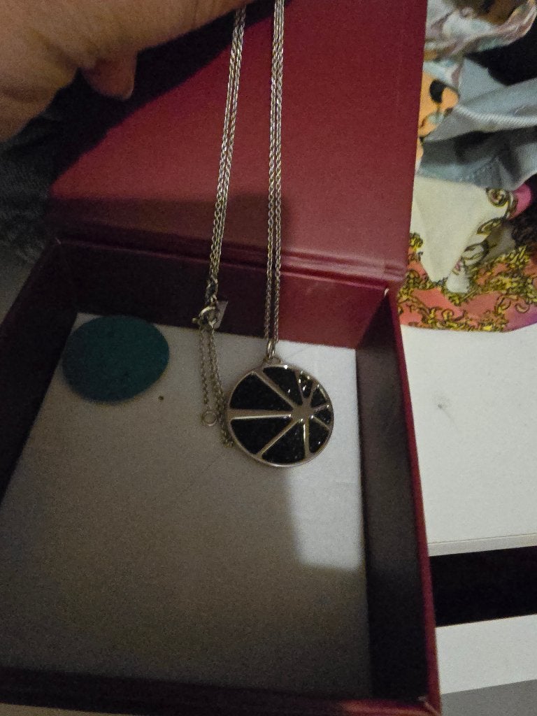 Collier, Bijoux, Sacs & Beauté, Colliers, Neuf, Avec pendentif, Blanc, Argent
