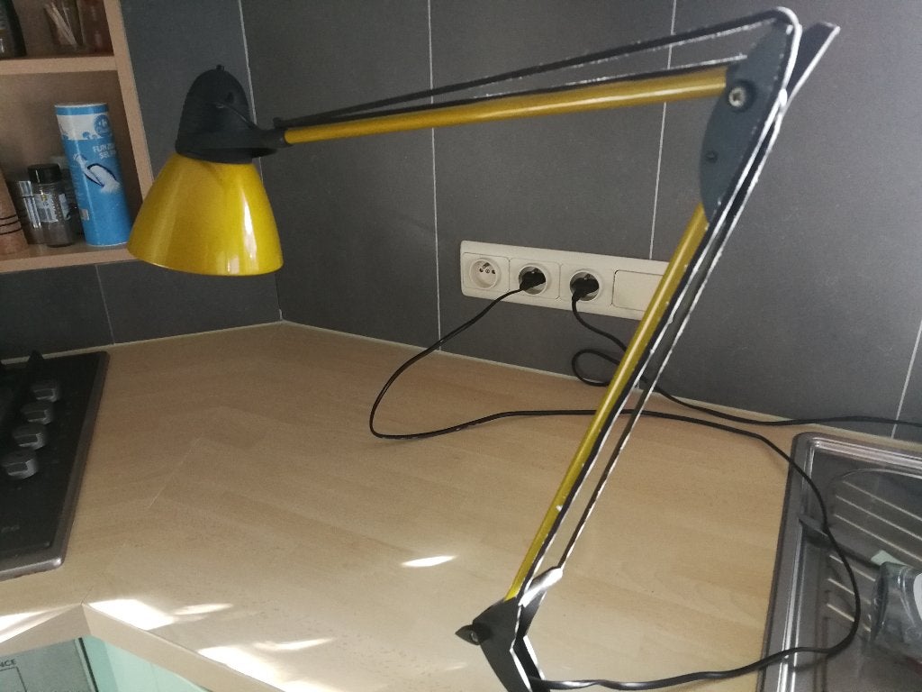 vintage bureaulamp, Ophalen, Bureaulamp, Overige merken, Vintage