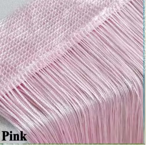 Rideau spaghetti décoratif First Class, rose, 3 x 3 m, Enlèvement ou Envoi, Neuf, Lumières, Commande sonore