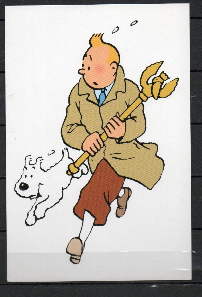 Carte postale : Hergé : Tintin 099 - Le sceptre d'Ottokar, Collections, Enlèvement