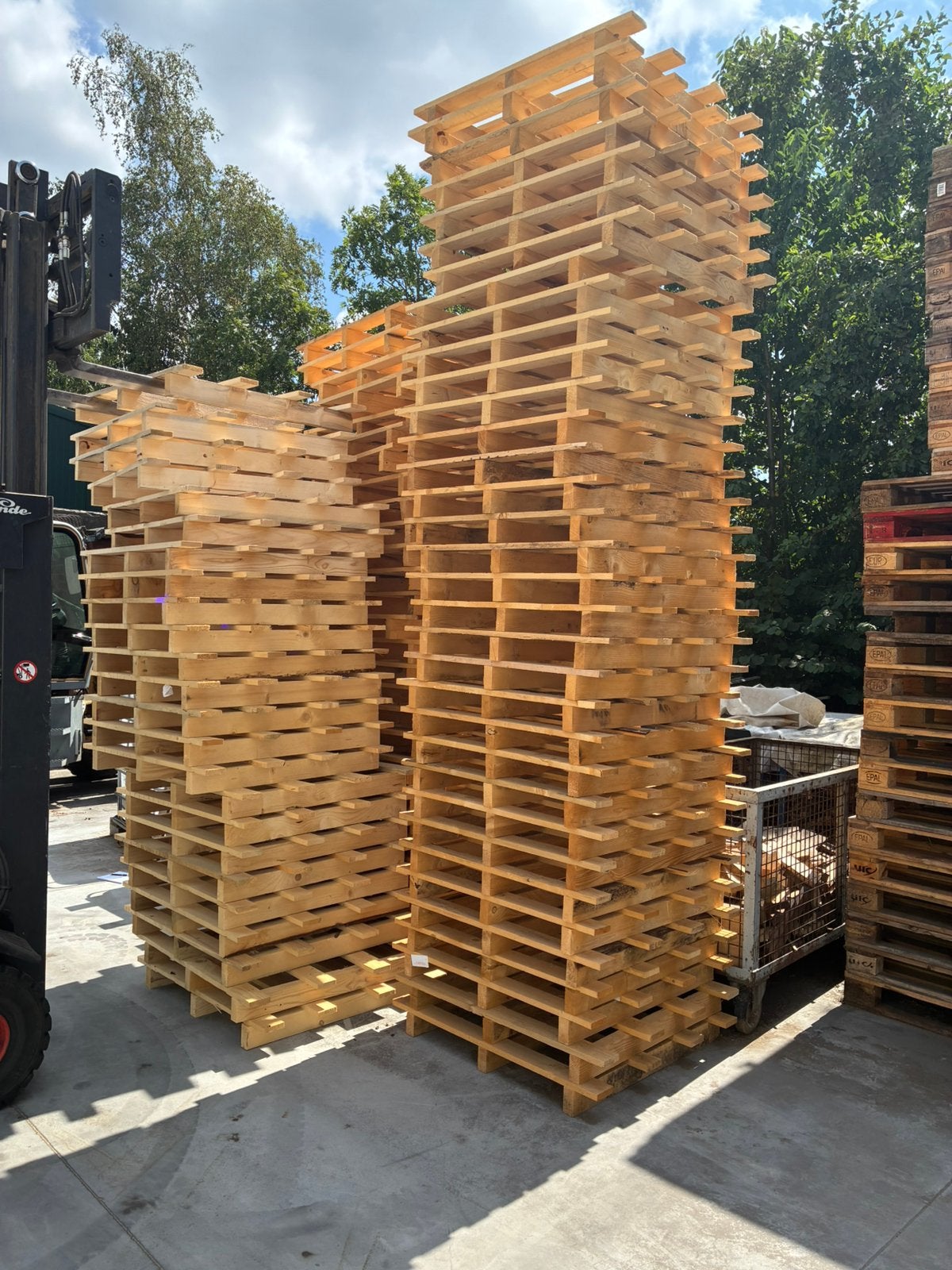 Pallets als nieuw, Ophalen, Zo goed als nieuw