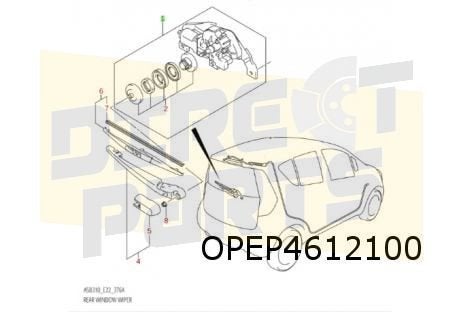 Opel Agila B (3/08-4/15) Suzuki, Splash (4/08-4/15) (A5B) Wi, Opel, -, Verzenden, -