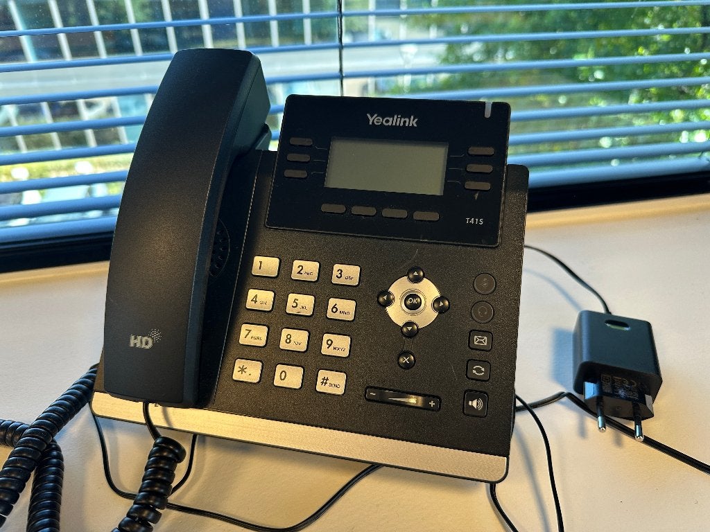 4x Yealink SIP-T41S professionele VoIP/IP telefoon, adapters, Télécoms, Enlèvement ou Envoi