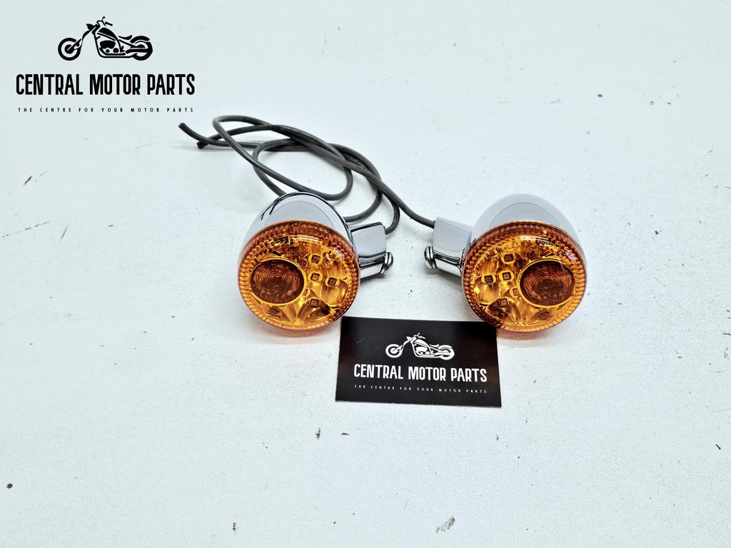 3 in 1 LED knipperlichten achter Chroom, Motoren, Onderdelen | Harley-Davidson, Gebruikt, Verzenden