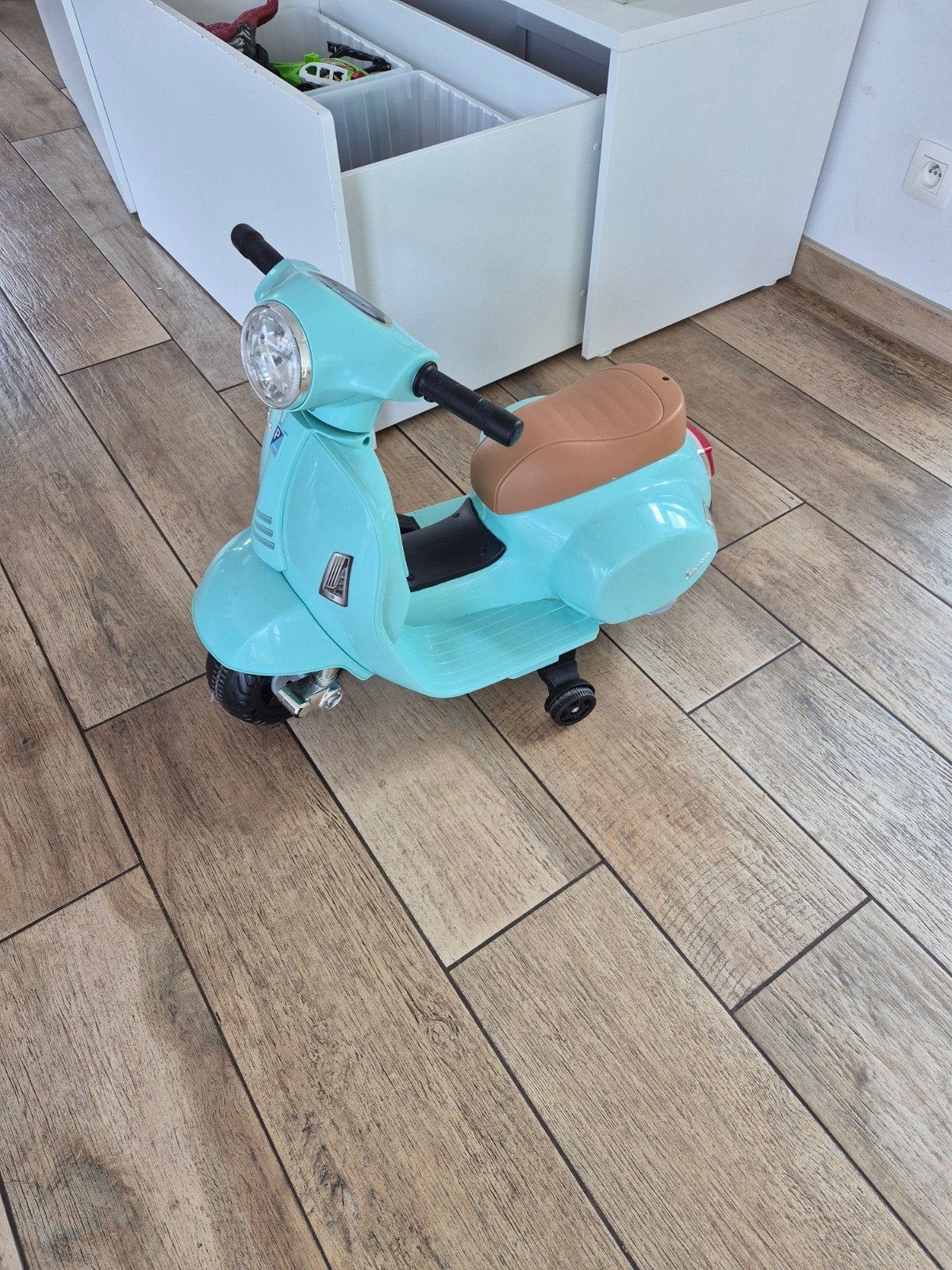 Vespa kinderscooter, Enlèvement, Utilisé
