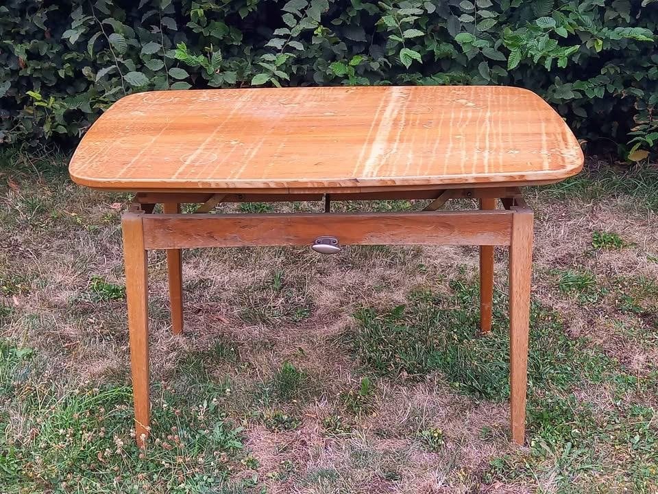 Table extensible Lübke | Années 1960, Huis en Inrichting, Ophalen, Gebruikt, 200 cm of meer, 50 tot 100 cm