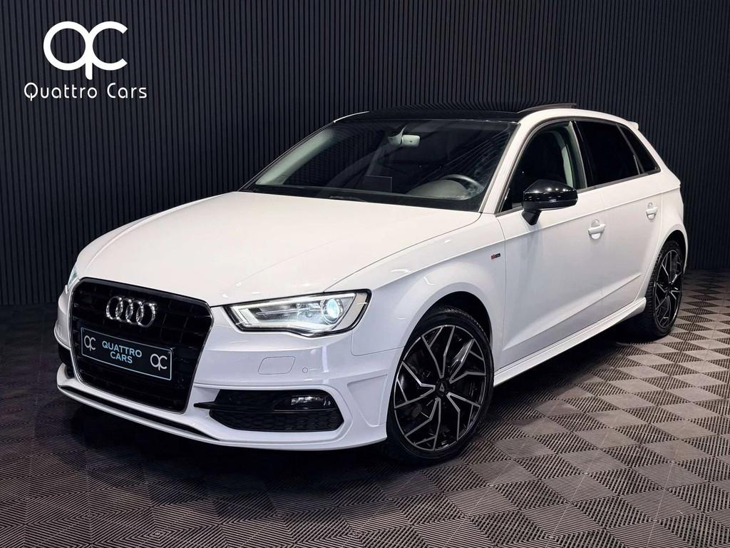 Audi A3 Sportback 1.2 TFSI - S-Line - Toit ouvrant - Cuir -, 4 cilinders, Wit, Leder, Bedrijf