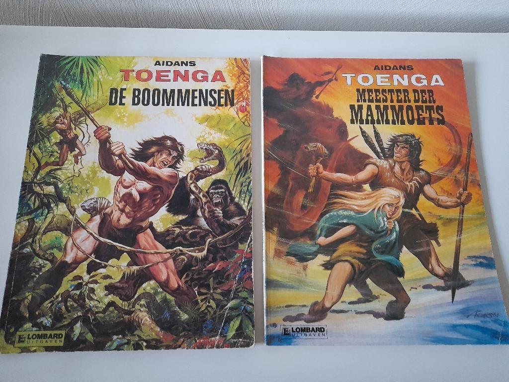 2 Strips - Toenga - Aidans, Boeken, Ophalen of Verzenden, Gelezen