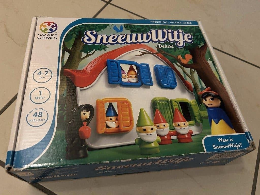 SmartGames: Sneeuwwitje Deluxe (48 opdrachten voor kleuters), Een of twee spelers, Ophalen, Zo goed als nieuw, Smartgames