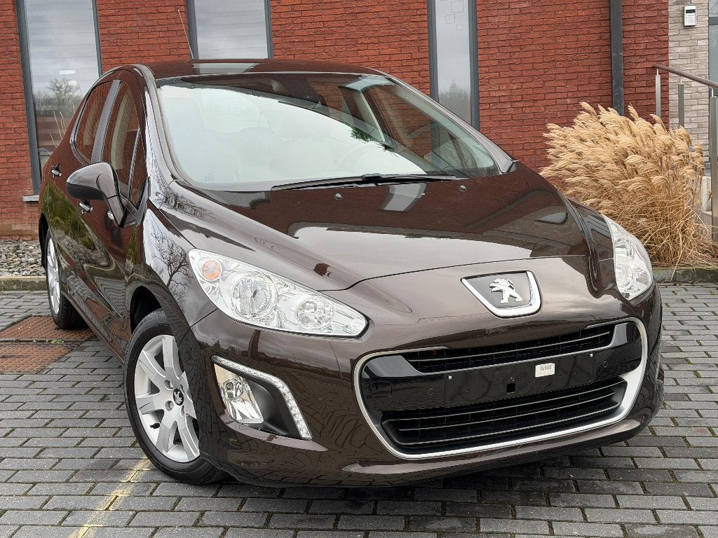 (91.658Km) Peugeot 308 1.6i (120Ch) 1er propriétaire 11/2012, Auto's, Voorwielaandrijving, Stof, 4 cilinders, Bruin