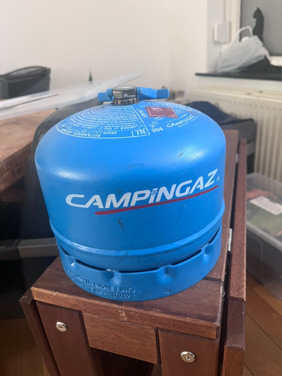 Campinggaz vol ,type 904, Caravans en Kamperen, Kampeeraccessoires, Ophalen, Zo goed als nieuw