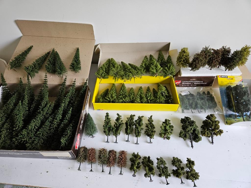 Groot lot modelbomen h0, Ophalen of Verzenden