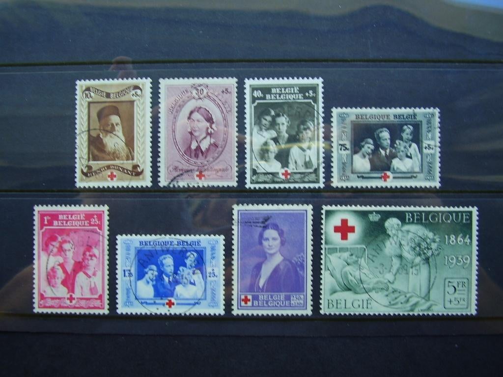 196/503 gest. - Rode Kruis - G007, Ophalen of Verzenden, Gestempeld, Rode kruis