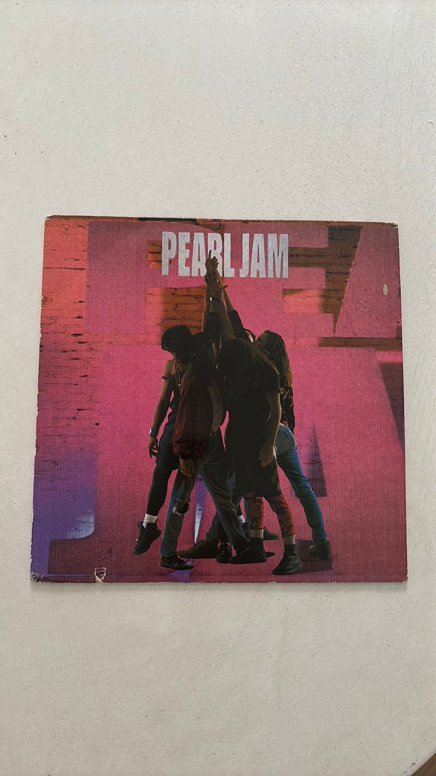 Lp pearl jam - ten 1991 eu vinyl vg+ zeer zeldzaam, Cd's en Dvd's, Vinyl | Rock, Ophalen of Verzenden, Zo goed als nieuw, LP