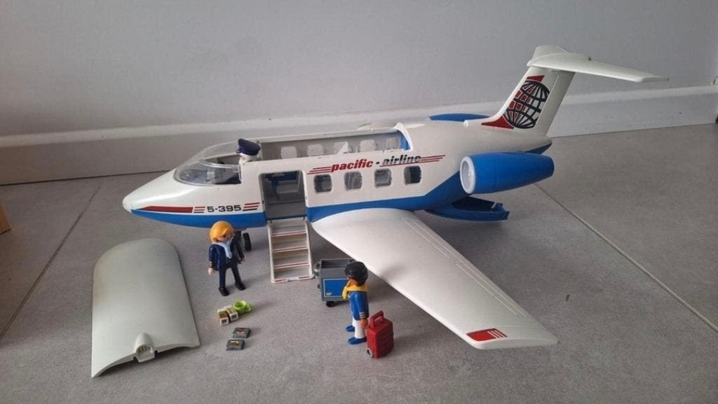 Playmobil vliegtuig 5395, Kinderen en Baby's, Speelgoed | Playmobil, Ophalen, Complete set, Overige typen, Zo goed als nieuw