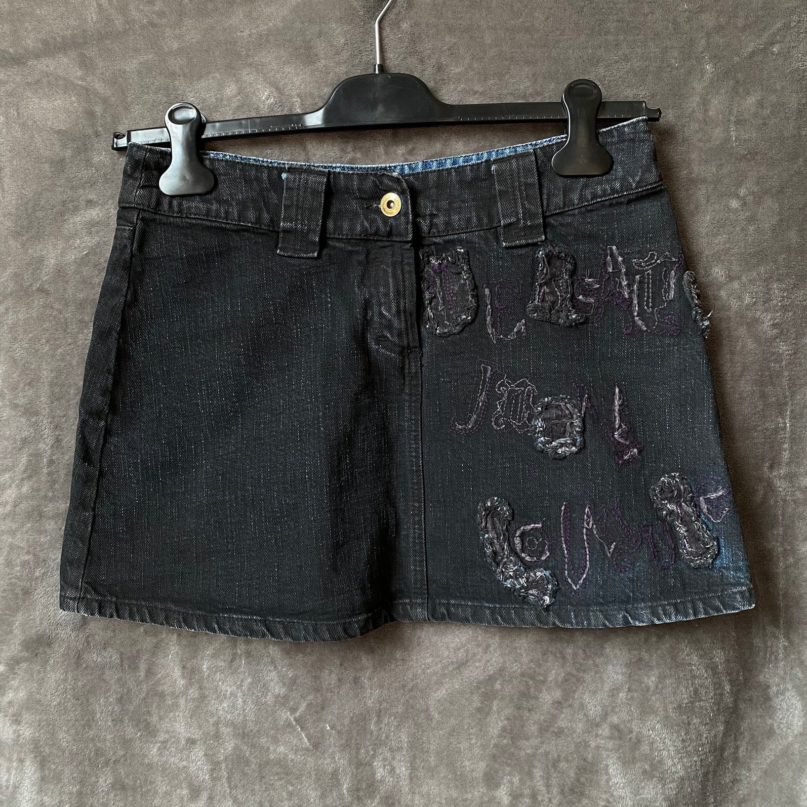 Versace Jeans Couture rok, Kleding | Dames, Maat 38/40 (M), Zwart, Ophalen of Verzenden, Gedragen