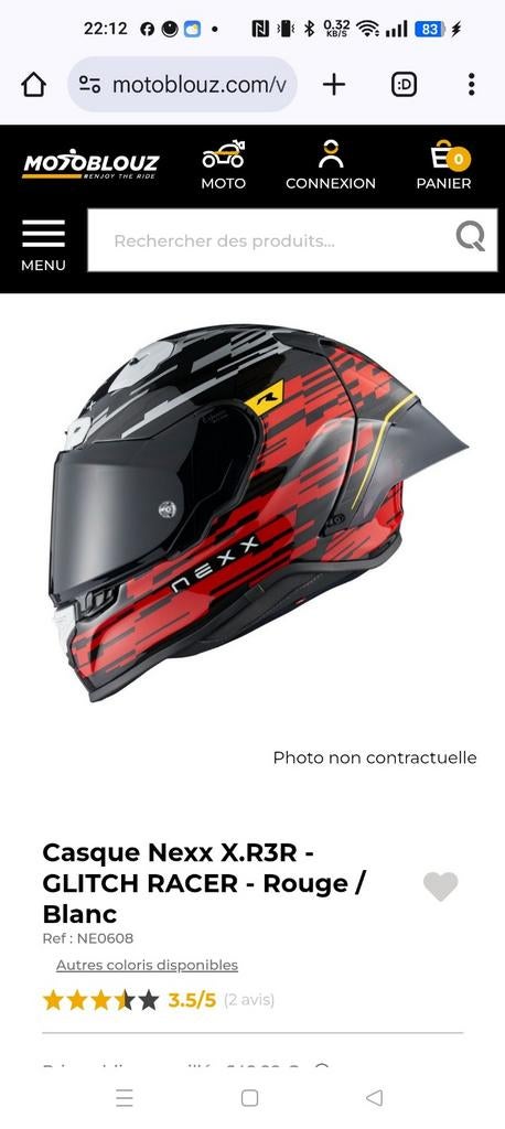 Casque nexx r.X3R, Enlèvement ou Envoi