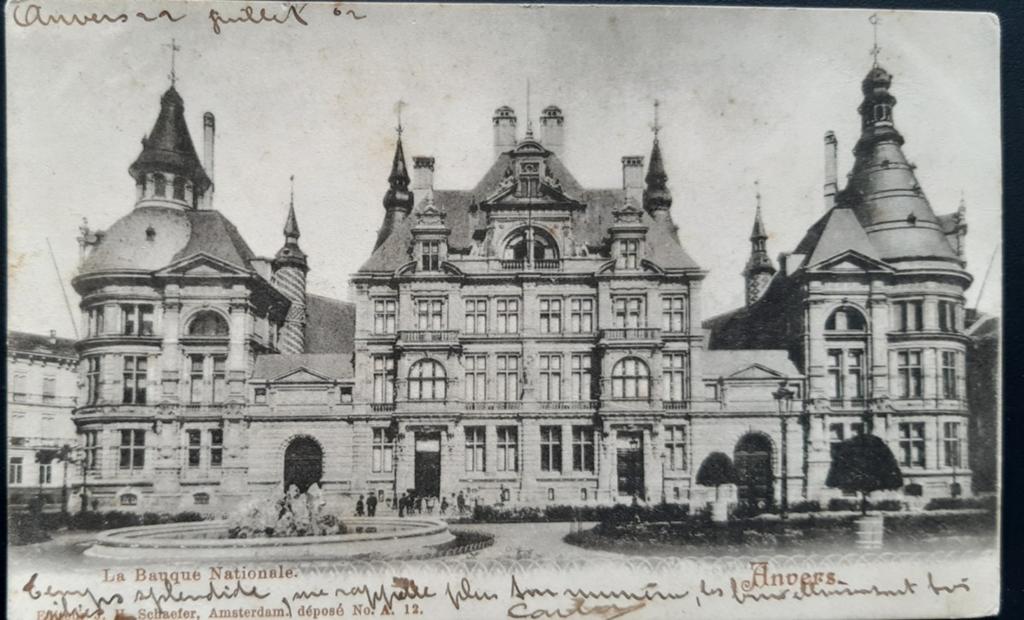 Antwerpen ANVERS banque NATIONALE BANK 1902!, Verzamelen, Ophalen of Verzenden