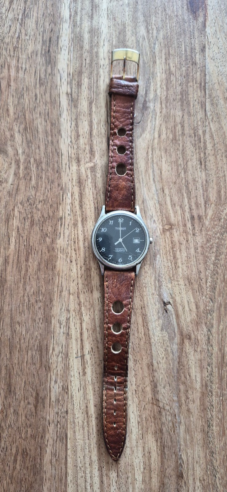 Tissot Seastar Quartz Vintage
Tissot Seastar Quartz Vintage, Acier, Cuir