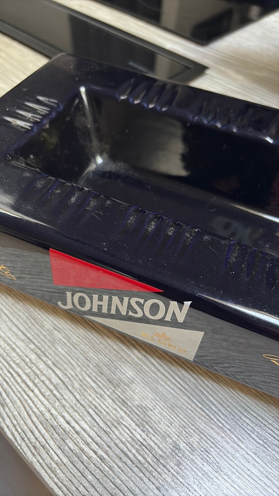 Cendrier Johnson vintage, Envoi, Utilisé, Cendrier