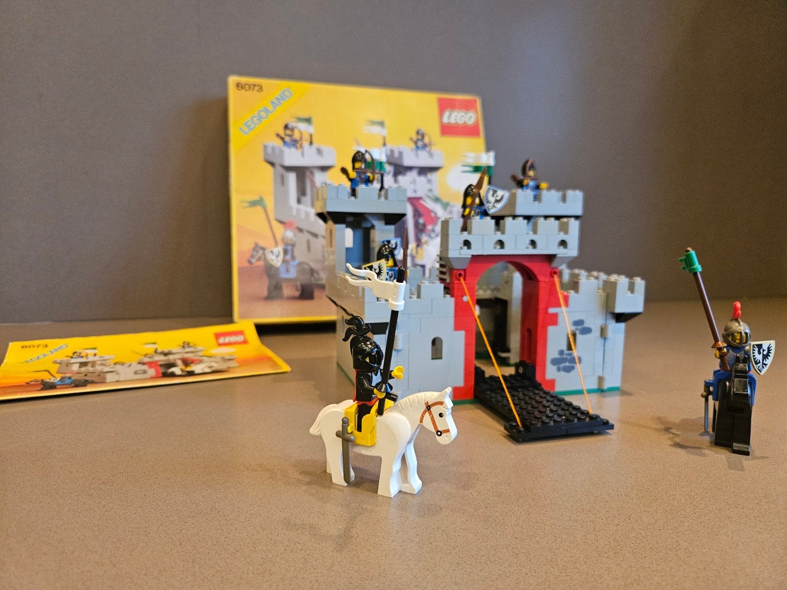 lego set kastelen: legoset 6073, doos en instructieboekje, Gebruikt, Lego, Ophalen of Verzenden, Castle