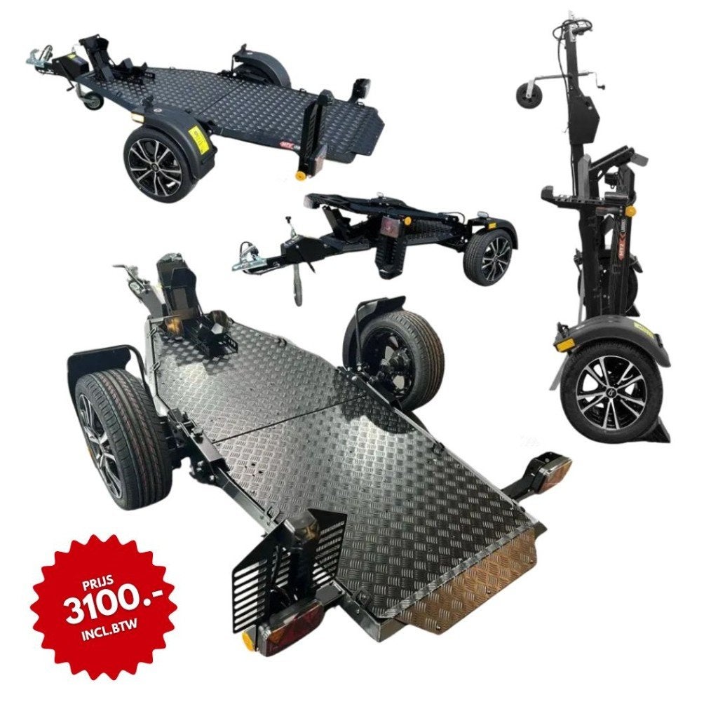 Remorque de moto abaissable Lorries MT1 Black Edition