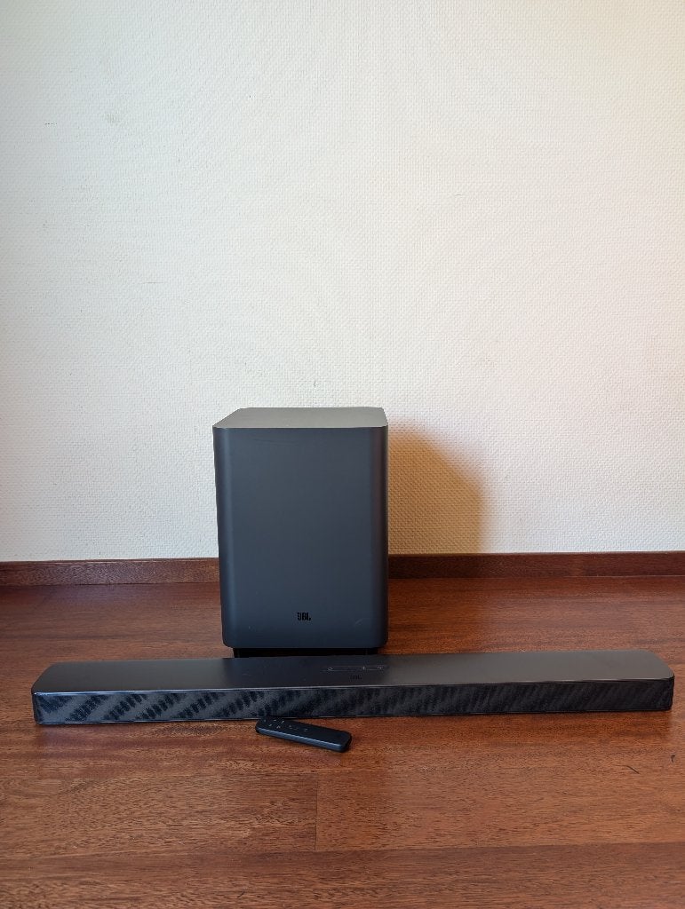 Barre de son et caisson de basses JBL Bar 5.1, TV, Hi-fi & Vidéo, Enlèvement, Bluetooth, Comme neuf