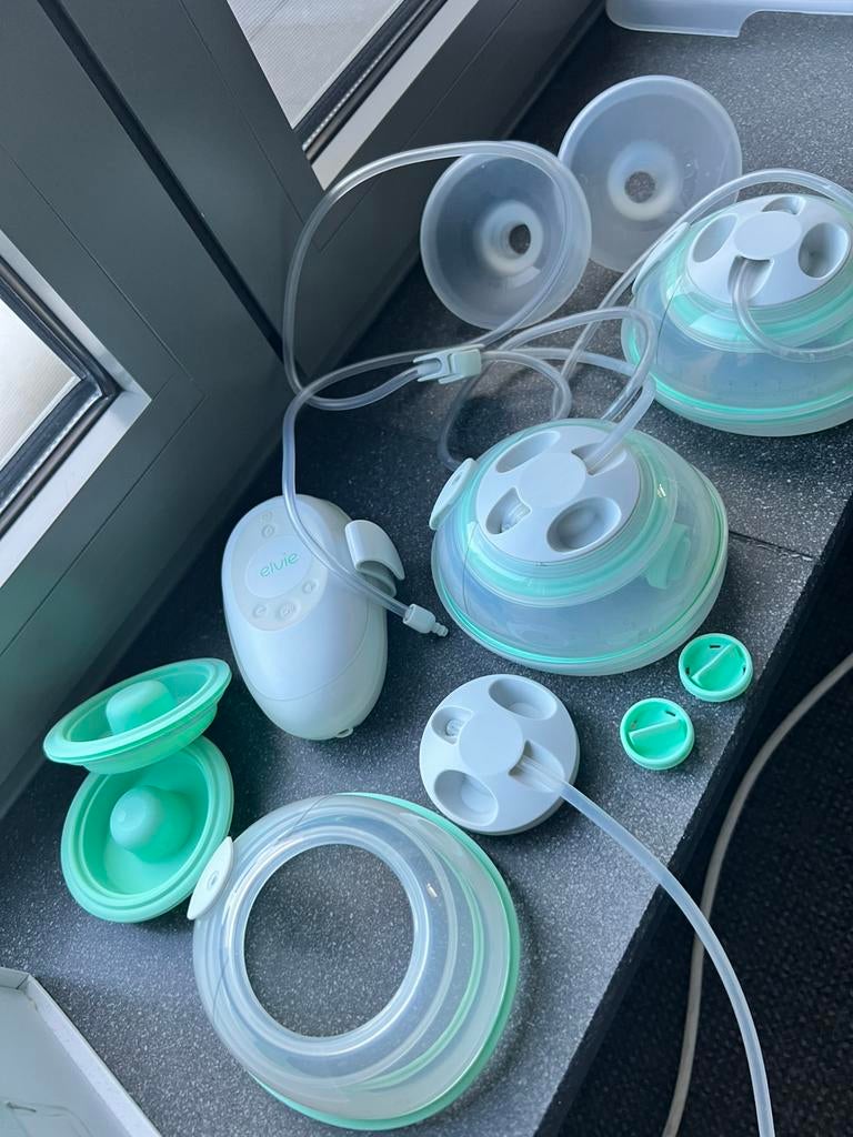 Elvie Stride dubbele borstkolf, Kinderen en Baby's, Babyvoeding en Toebehoren, Ophalen, Zo goed als nieuw, Borstkolf
