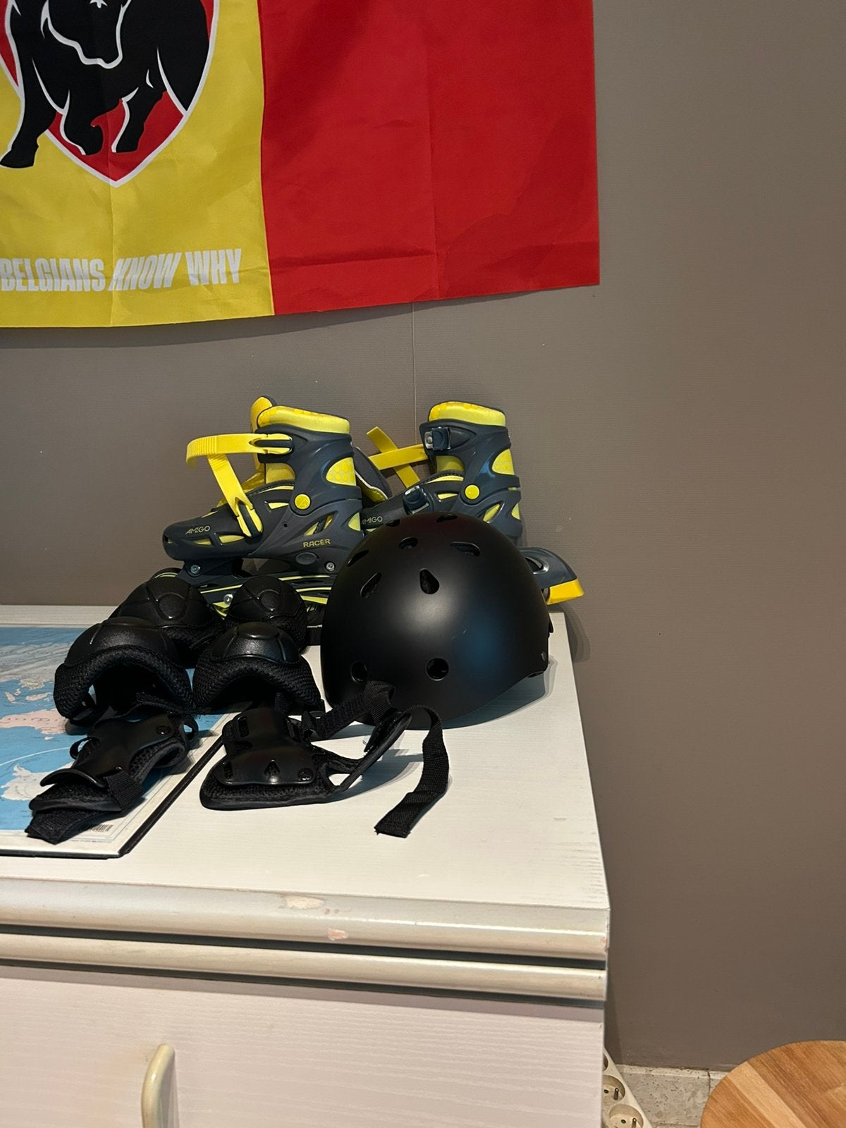 Skeelers + uitrusting, Sport en Fitness, Verstelbaar, Kinderen, Nieuw, Inline skates 4 wielen