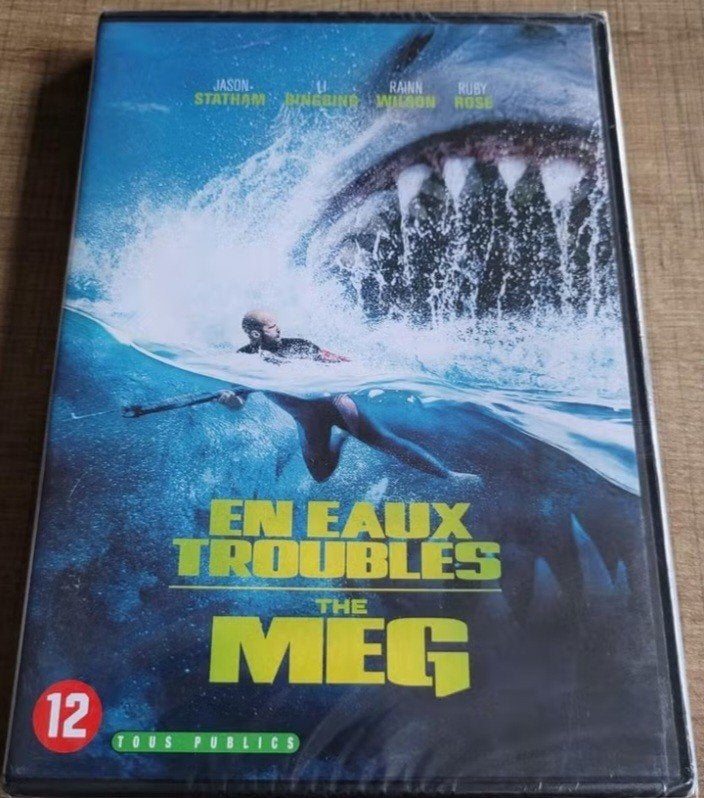 The Meg (nieuw!), Cd's en Dvd's, Dvd's | Horror, Engels, Monsters, Ophalen of Verzenden, Nieuw in verpakking