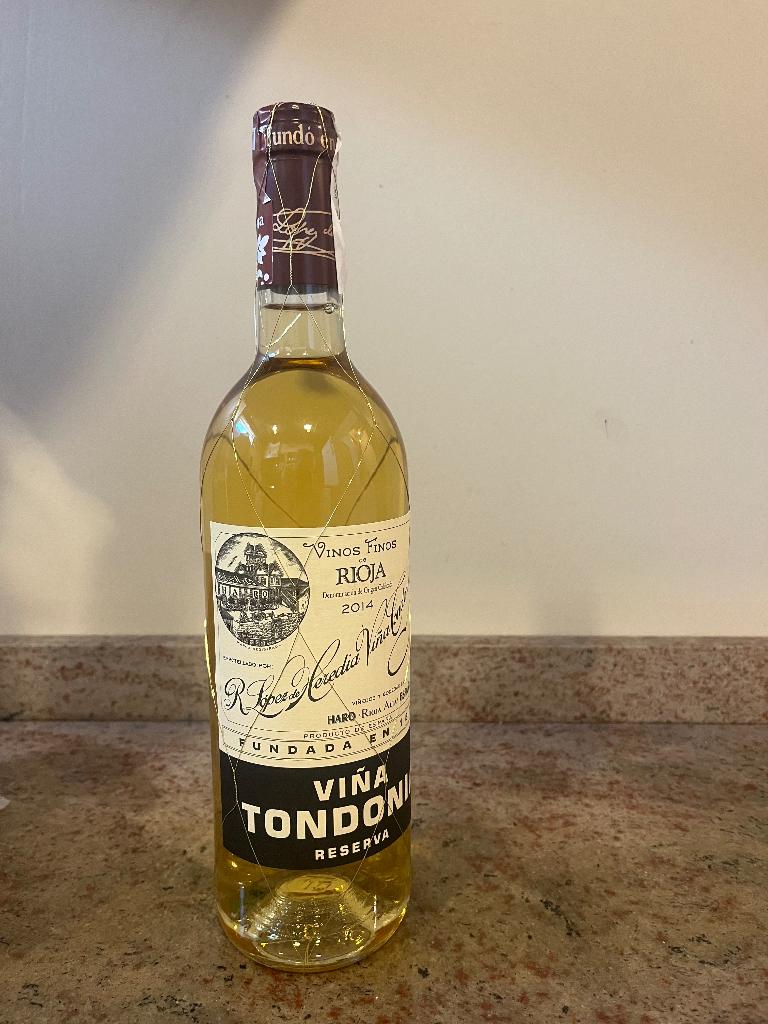 Tondonia 2014 - 150€ vaste prijs, Spanje, Nieuw, Ophalen of Verzenden, Witte wijn