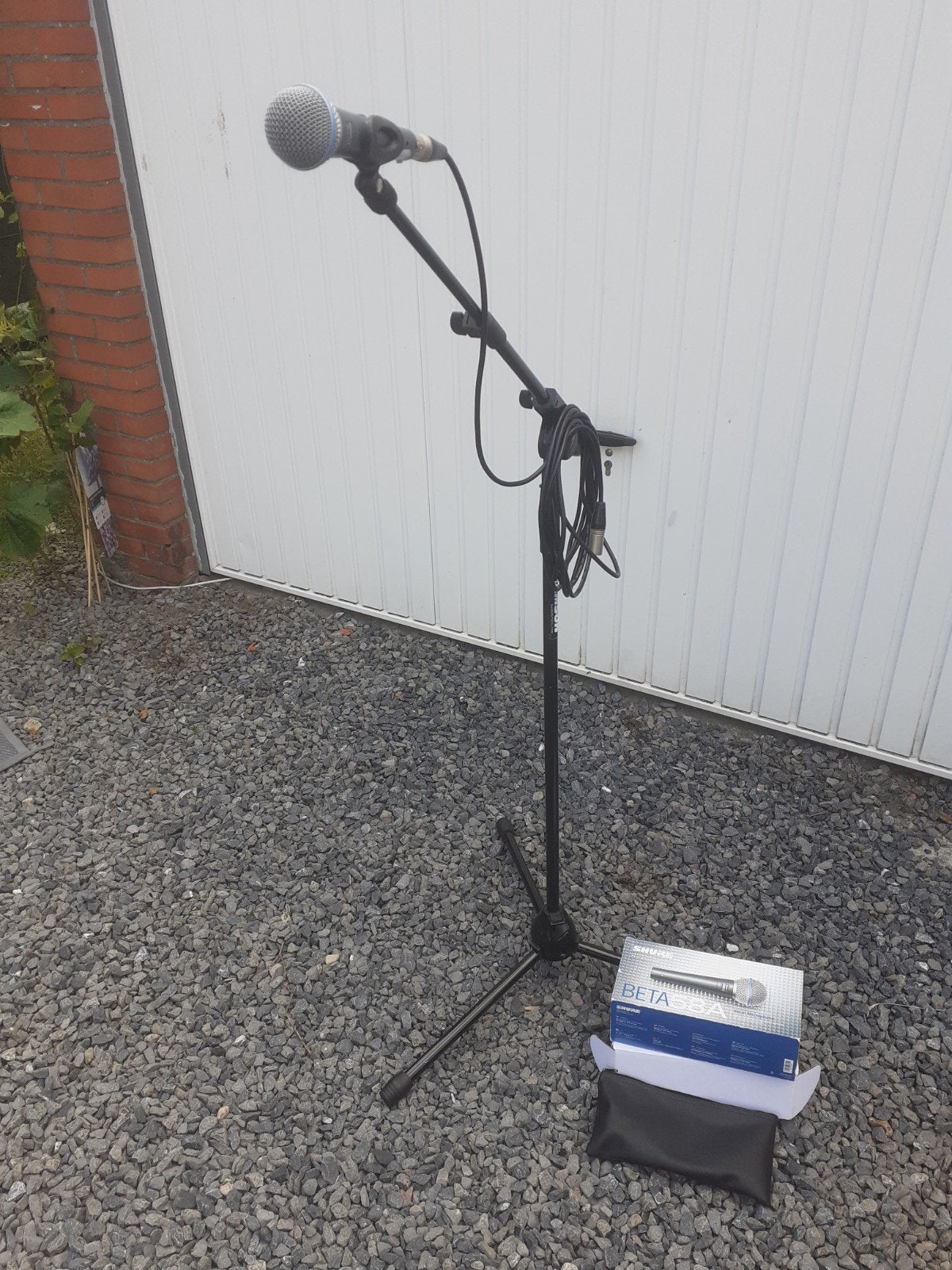 Micro shure sm58 beta, Ophalen
