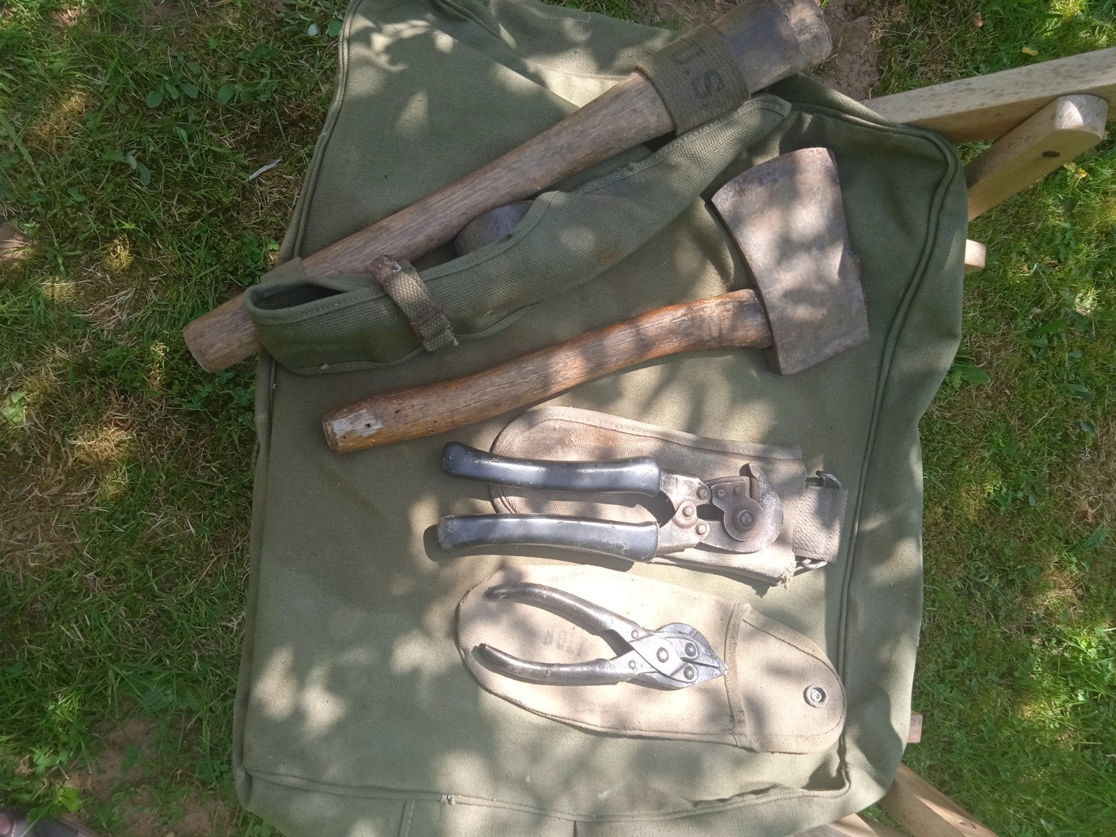Lot équipement individuel US WW2 WWII WO2, Collections