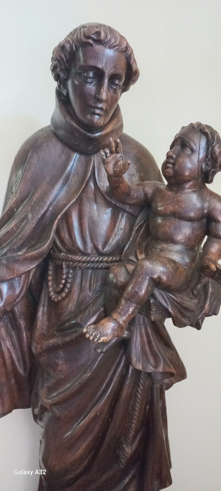 Beeld Antonius met Kind 18e eeuw, Antiek en Kunst, Ophalen