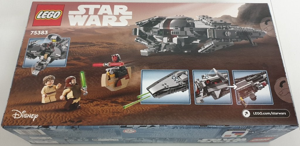 LEGO 75383 L'infiltrateur Sith de Dark Maul - NEUF ET SCELLÉ, Neuf, Lego, Ensemble complet, Pièces supplémentaires incluses