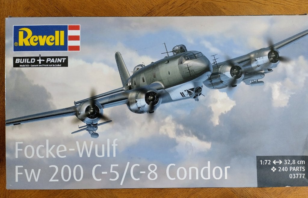 Maquette avion Revell 1/72 Focke-Wulf Fw 200 Condor NEUVE, Neuf, Enlèvement ou Envoi, Revell, 1:72 à 1:144