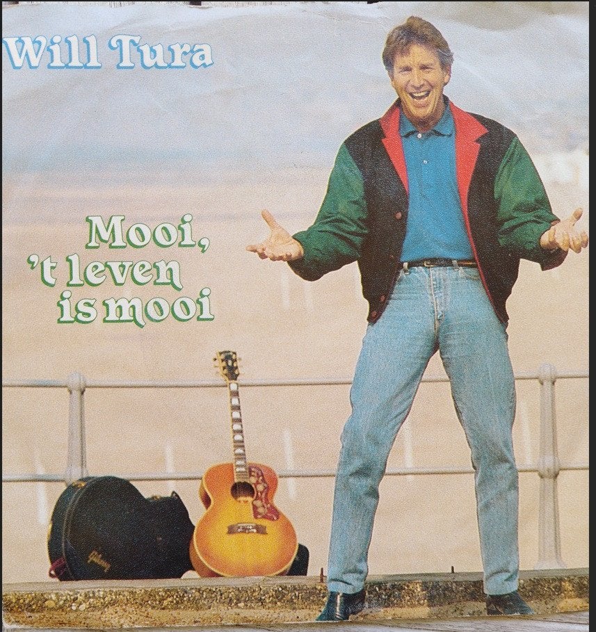 Will Tura: "Mooi, 't leven is mooi"/Will Tura-80'S SETJE!, Fotohoes, Ophalen of Verzenden