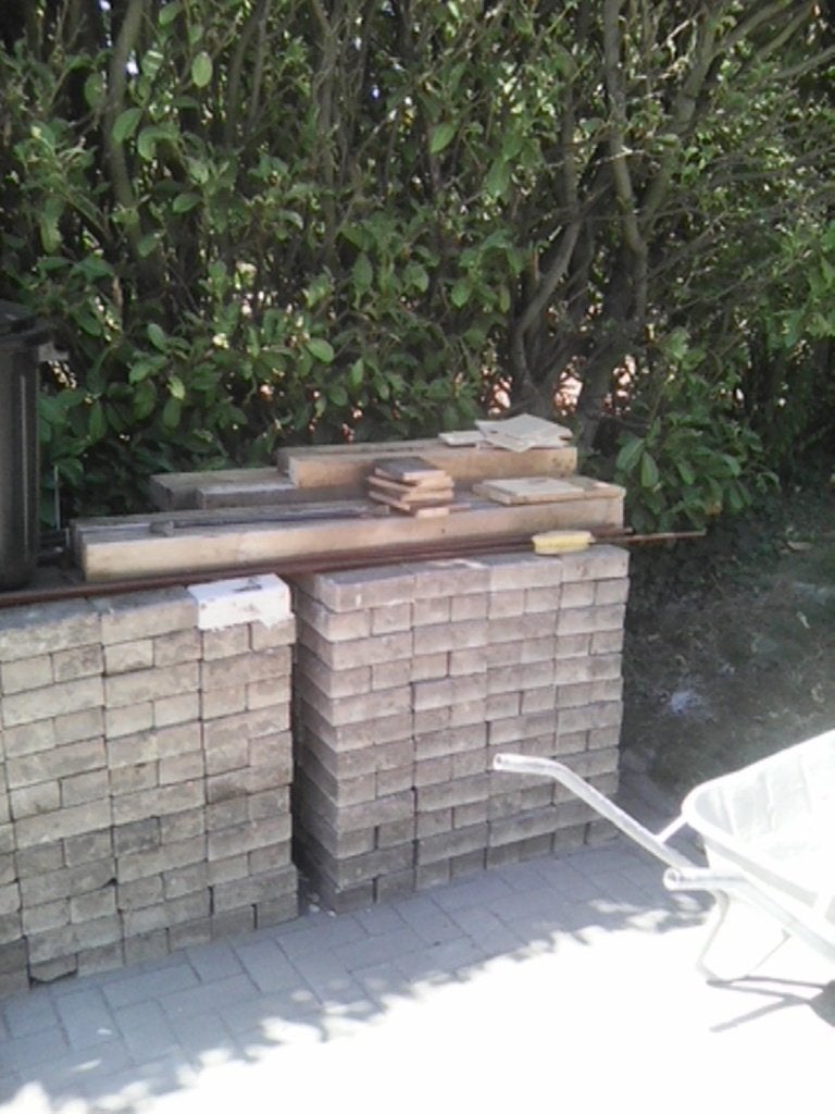 betonklinkers, Tuin en Terras, Ophalen, Gebruikt, Klinkers, 10 m² of meer