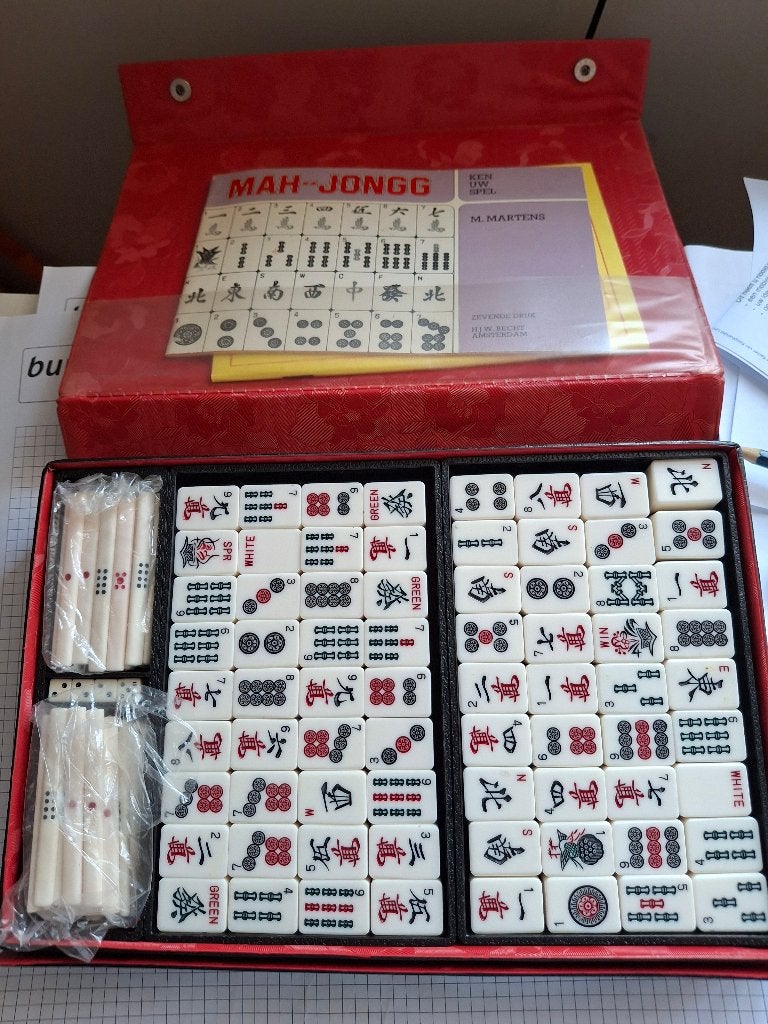 Mah-Jongg, Hobby en Vrije tijd, Gezelschapsspellen | Bordspellen, Drie of vier spelers, Ophalen, Nieuw