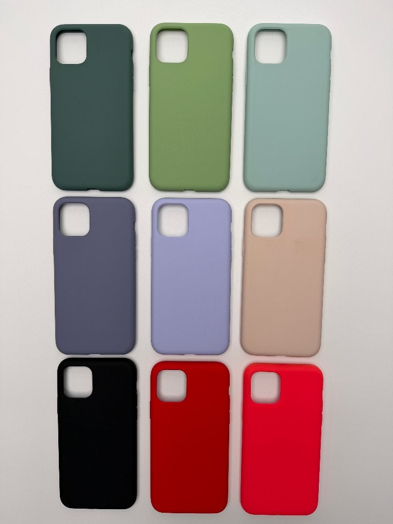 9 kleurenbunde Nieuwe iPhone11 Pro siliconen hoesjes, Télécoms, Neuf, Multicolore, Enlèvement ou Envoi, IPhone 11