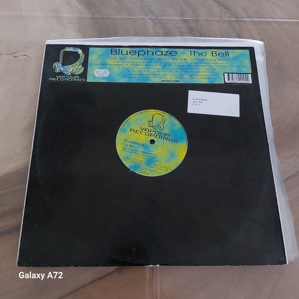 bluephaze the bell 12 inch maxi, Cd's en Dvd's, Vinyl | Dance en House, Gebruikt, Ophalen of Verzenden, Techno, 12 inch