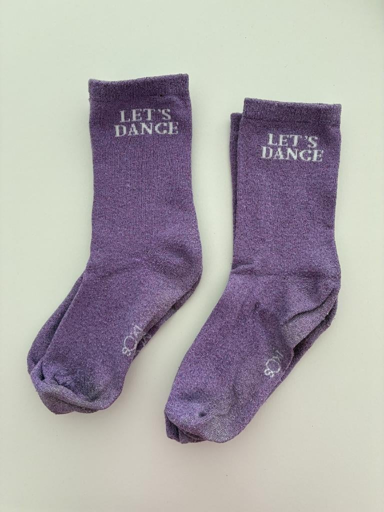 Paarse glitterkousen, 2 paar, maat 35/38, 2 paar, Kinderen en Baby's, Kinderkleding | Schoenen en Sokken, Veritas, Meisje, Ophalen of Verzenden