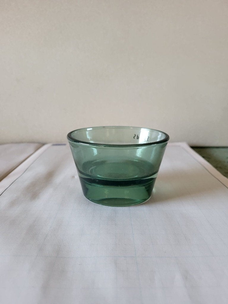 waxinelichtje groen, Waxinelichthouder, Ophalen of Verzenden, Groen, Glas